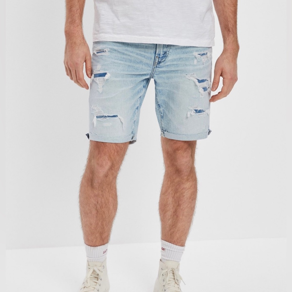 American Eagle Outfitters Men’s Airflex 9” Denim Short